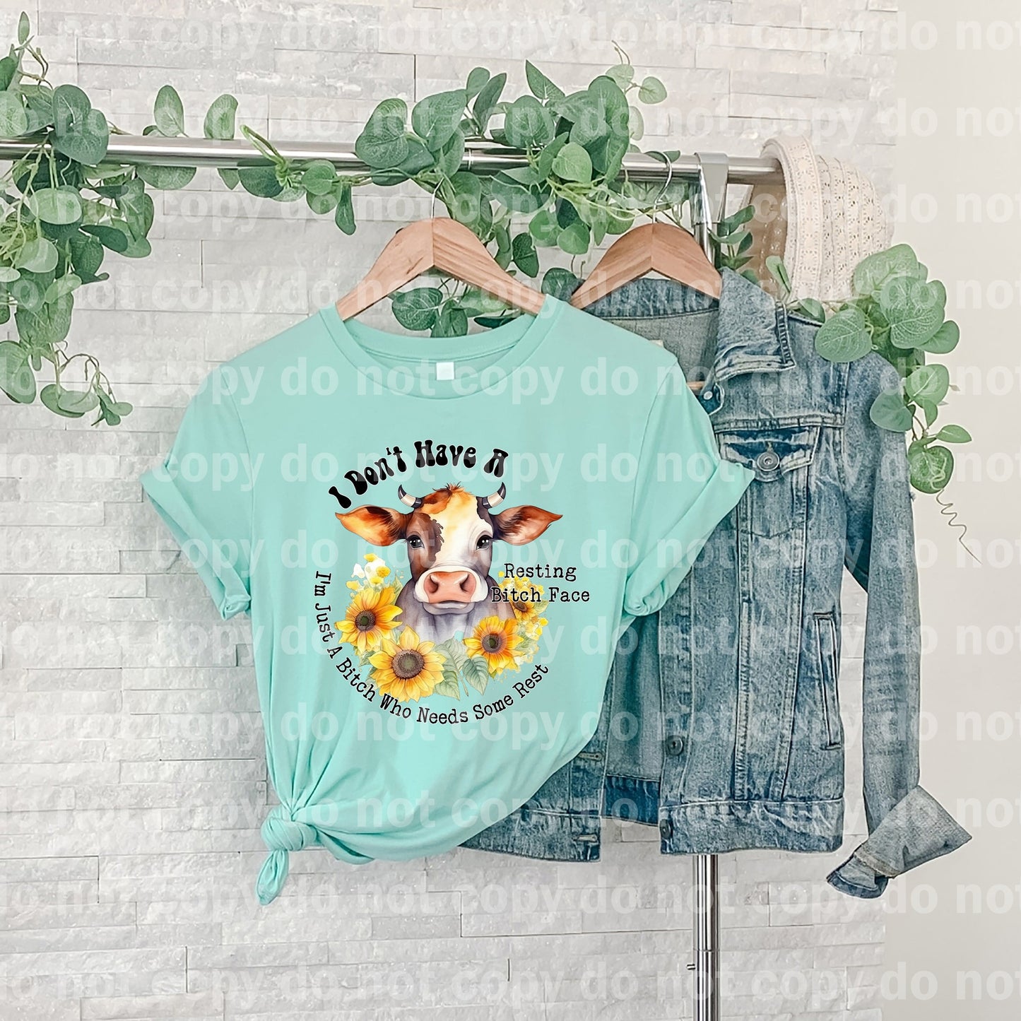 I Don't Have A Resting Bitch Face I'm Just A Bitch Who Needs Some Rest Dream Print or Sublimation Print