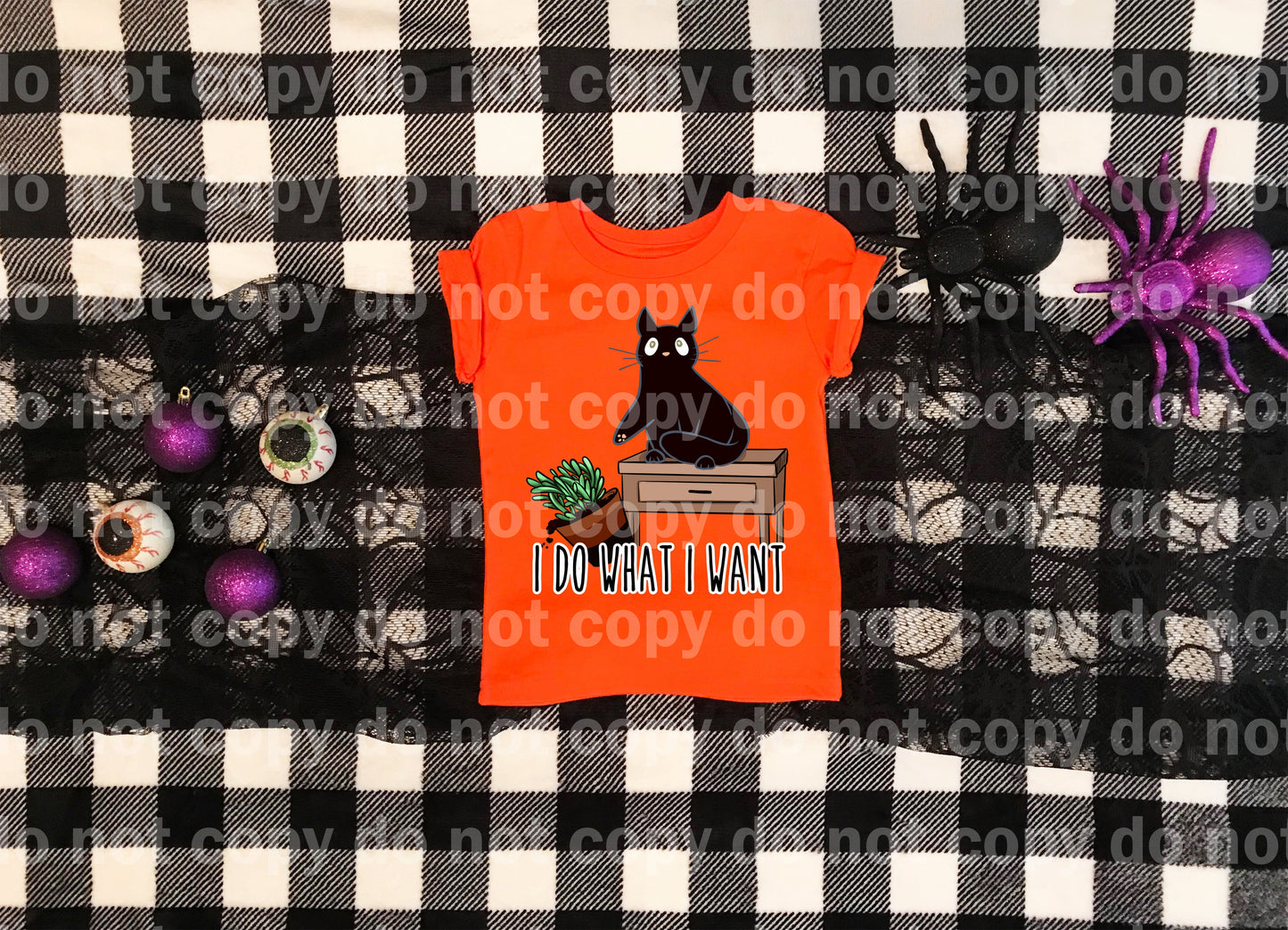 I Do What I Want black Cat Matching Set Dream Print or Sublimation Print