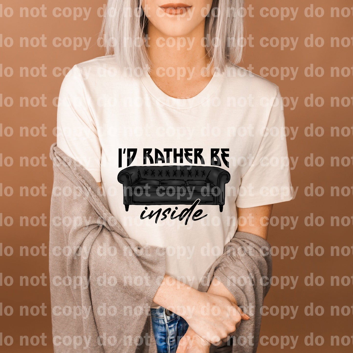 I'd Rather Be Inside Dream Print or Sublimation Print