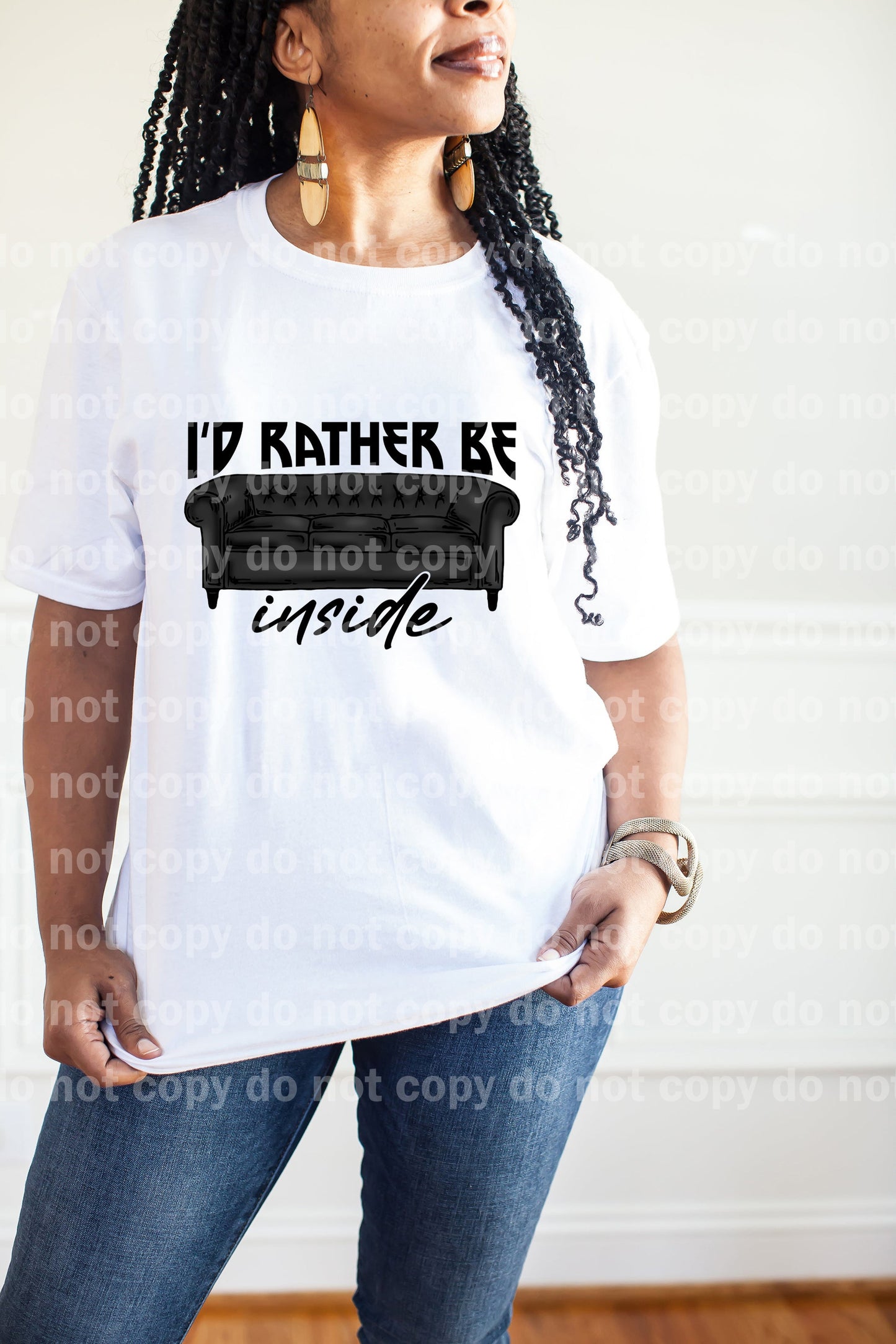 I'd Rather Be Inside Dream Print or Sublimation Print