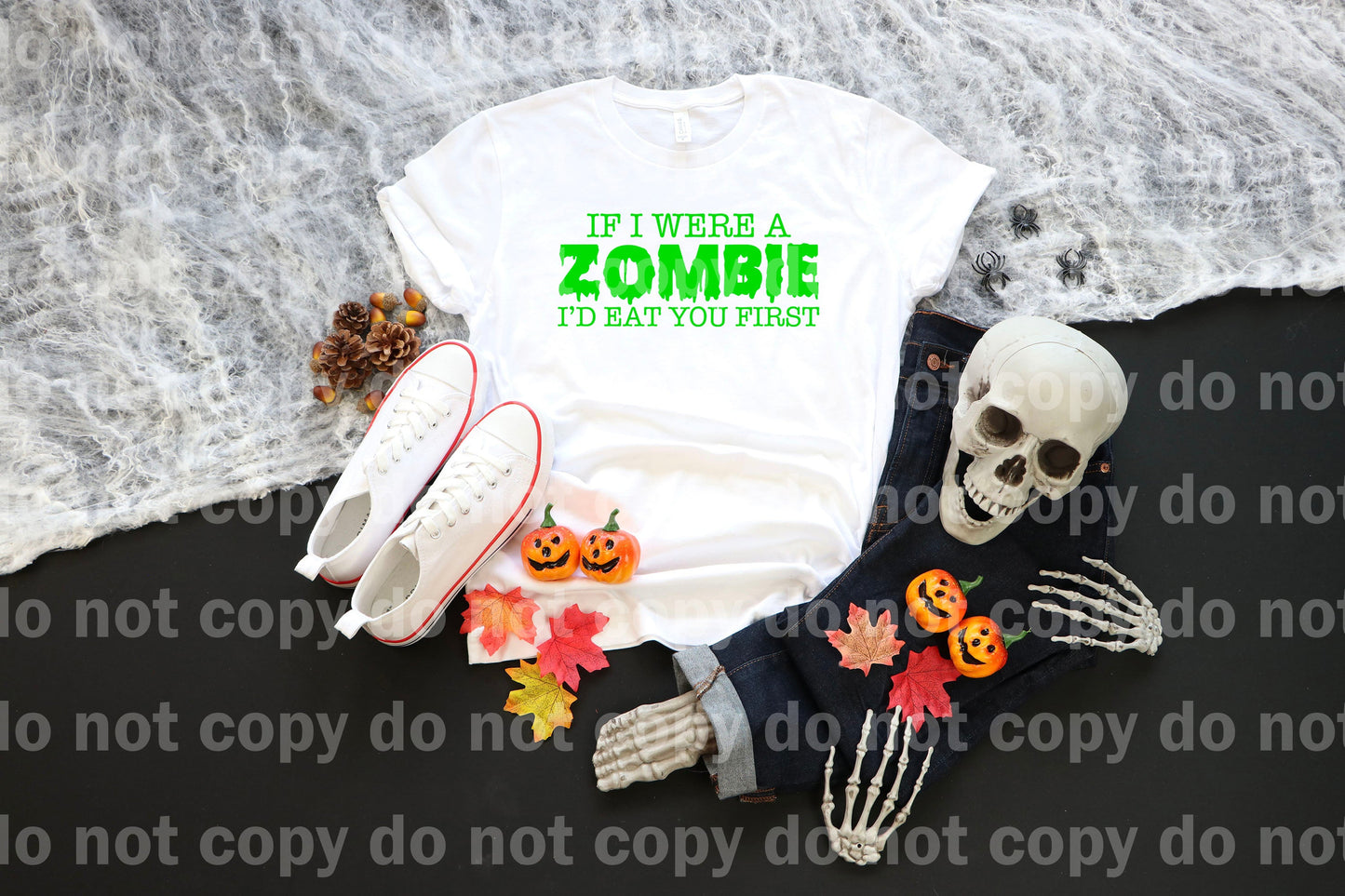 If I Were A Zombie I'd Eat You First Drippy Dream Print or Sublimation Print