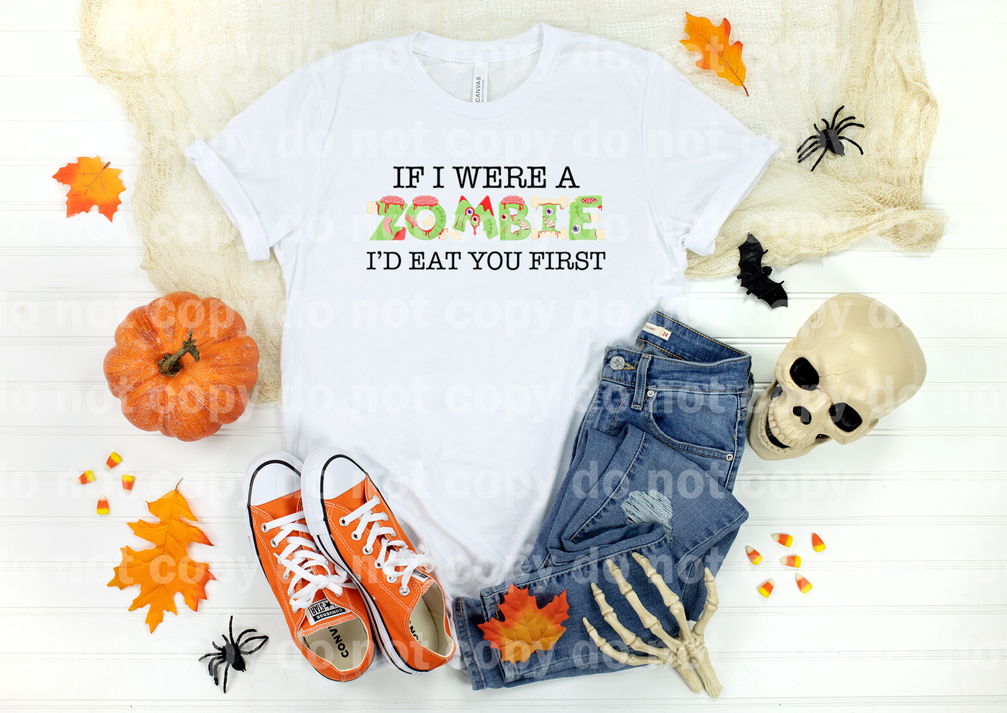 If I Were A Zombie I'd Eat You First Dream Print or Sublimation Print