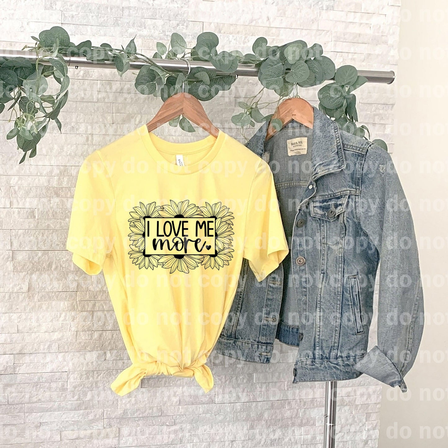 I Love Me More Floral Dream Print or Sublimation Print