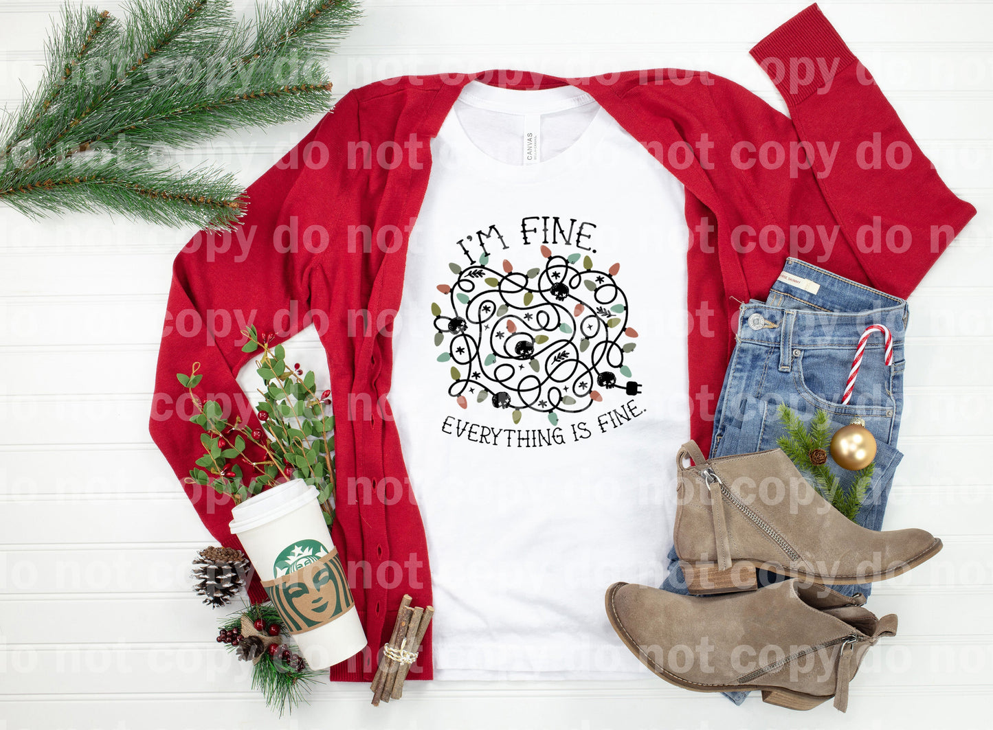 I'm Fine Everything Is Fine Dream Print or Sublimation Print