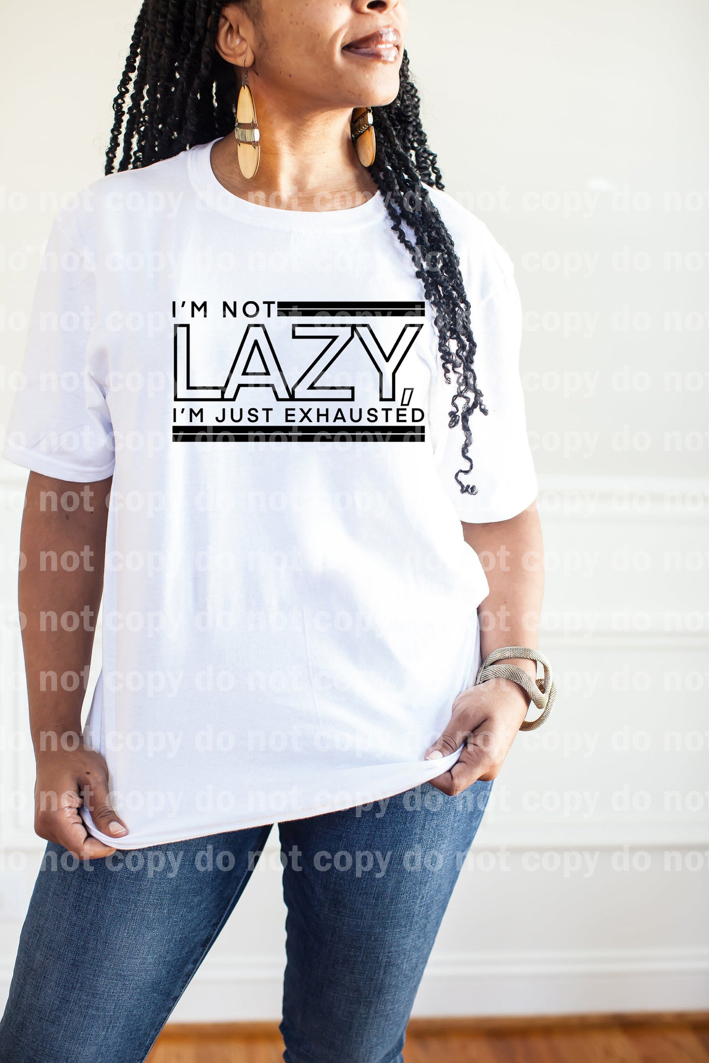 I'm Not Lazy I'm Just Exhausted Dream Print or Sublimation Print