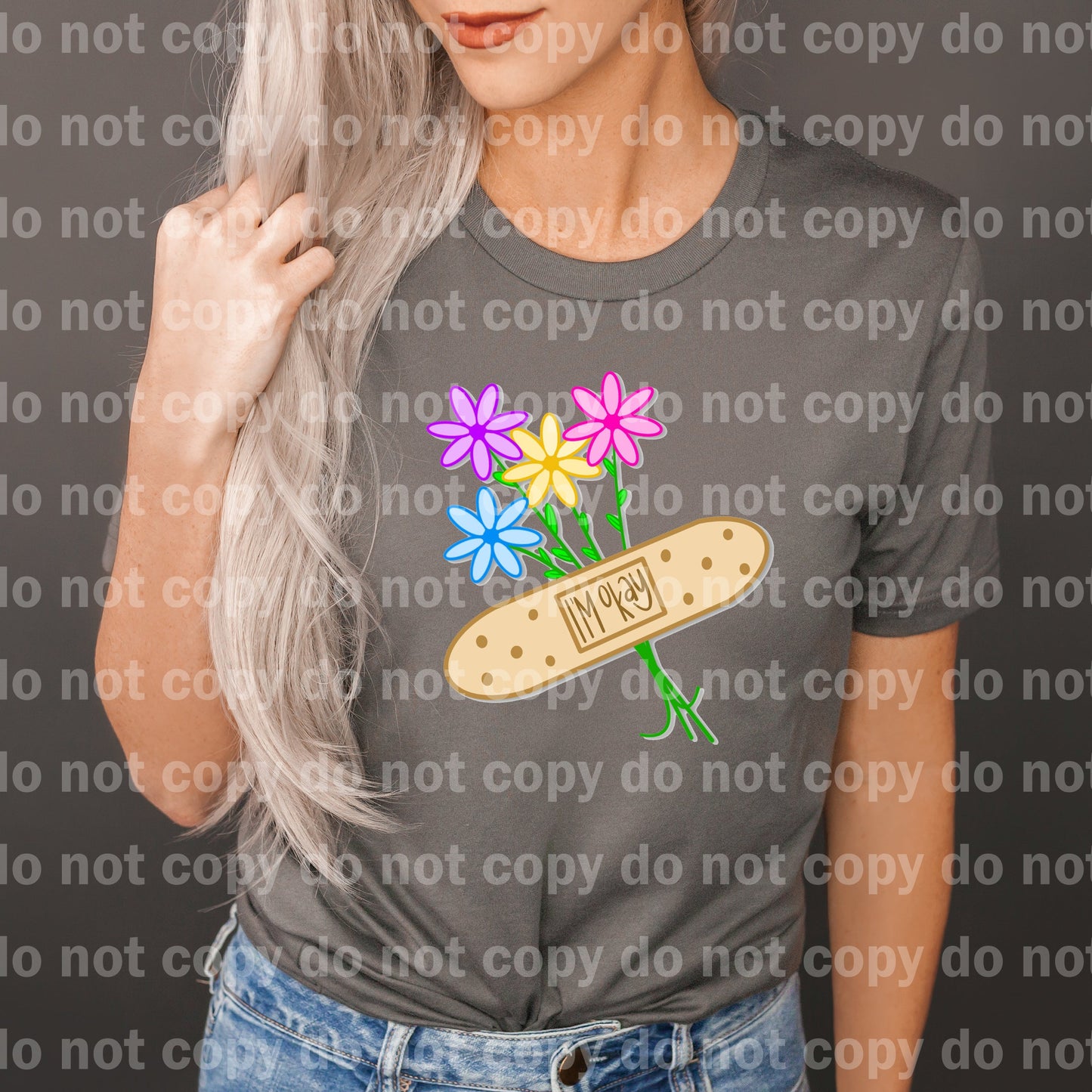 I'm Okay Flowers Dream Print or Sublimation Print