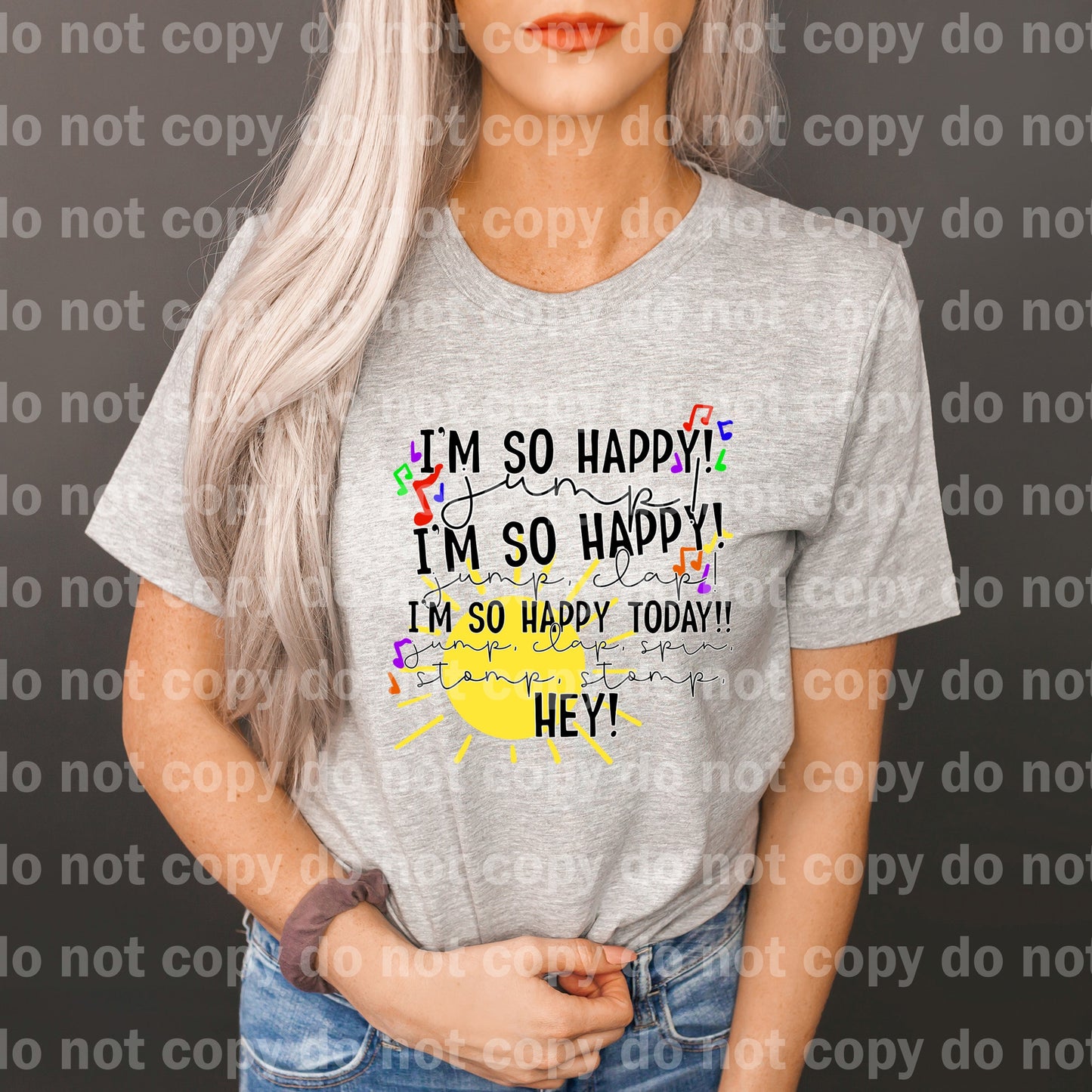 I'm So Happy Dream Print or Sublimation Print