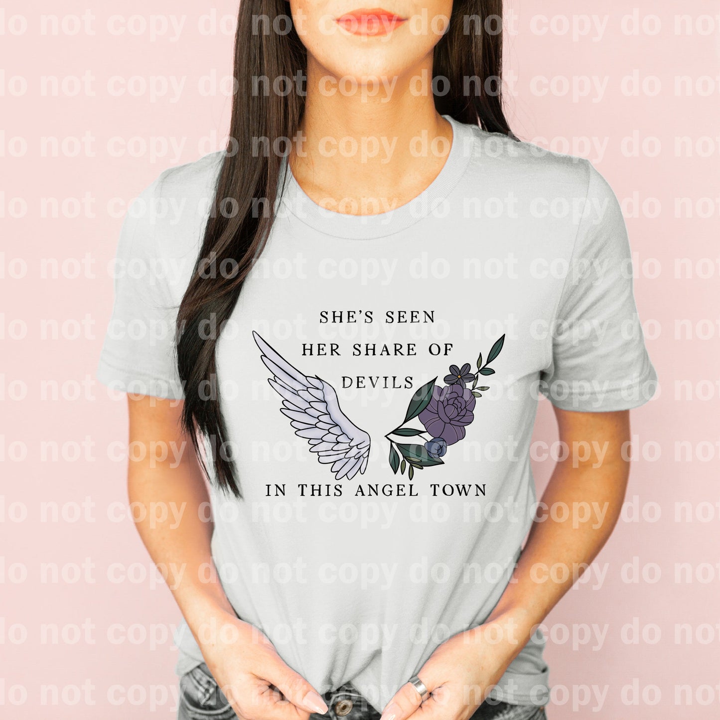 She's Seen Her Share Of Devils In This Angel Town Dream Print or Sublimation Print