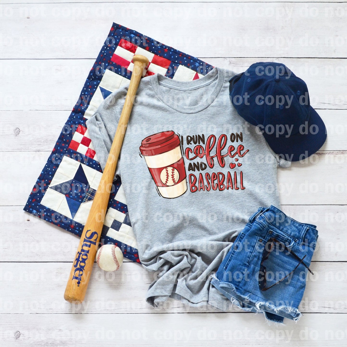 Corro en café y béisbol Dream Print o impresión de sublimación
