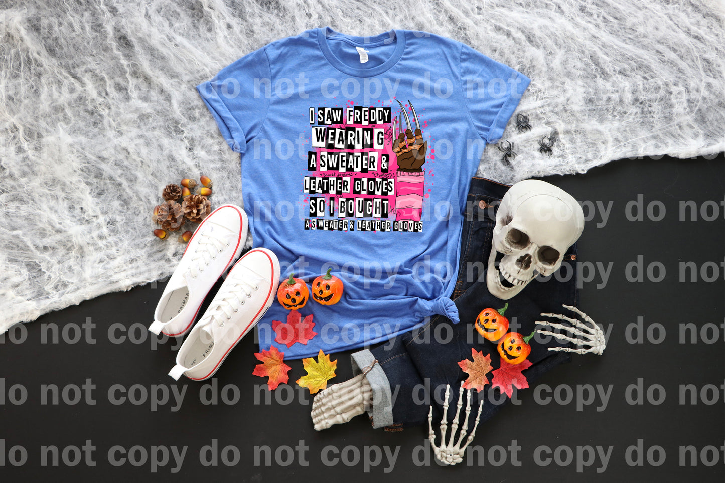 I Saw Freddy Wearing A Sweater And Leather Gloves So I Bought A Sweater And Leather Gloves Dream Print or Sublimation Print