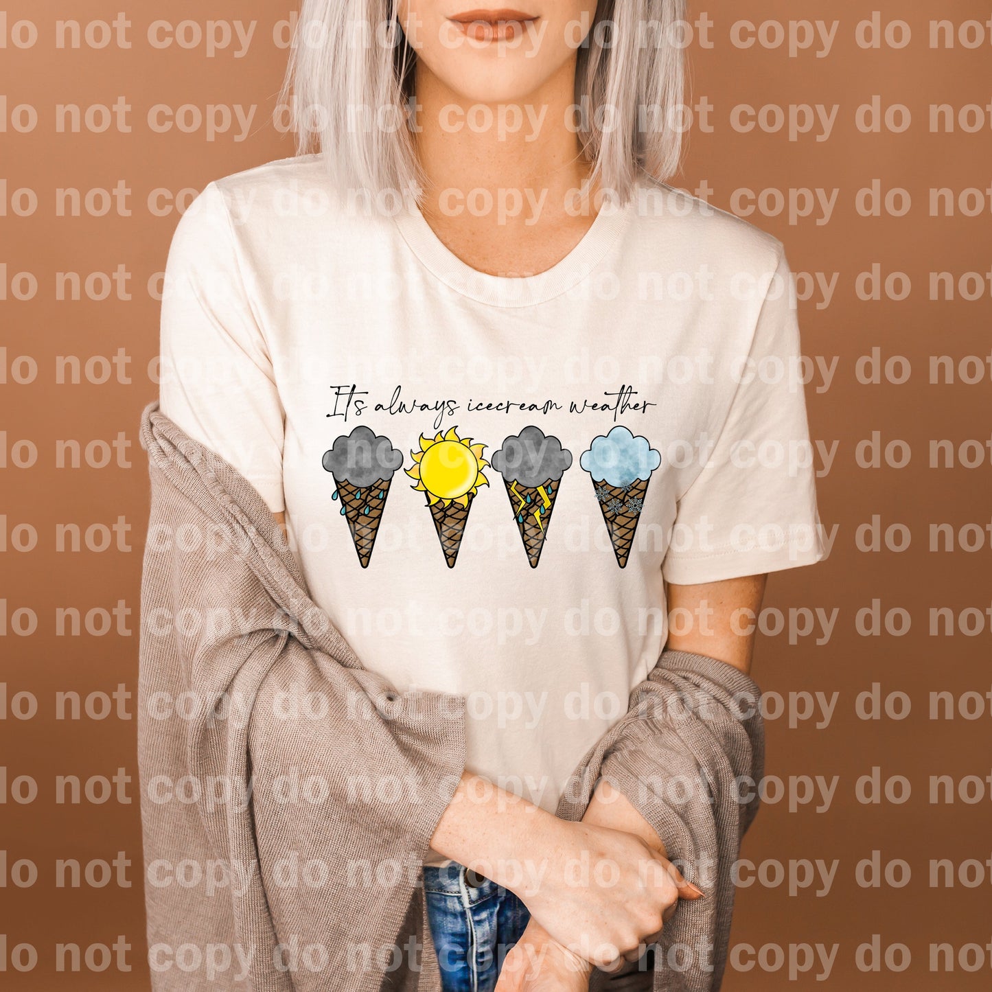 It's Always Ice Cream Weather Dream Print or Sublimation Print