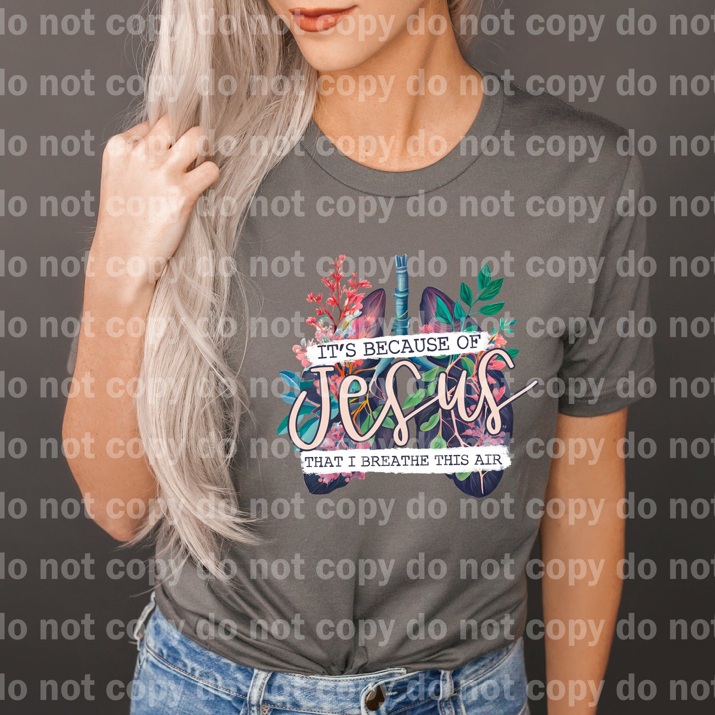 It's Because Of Jesus That I Breathe This Air Dream Print or Sublimation Print