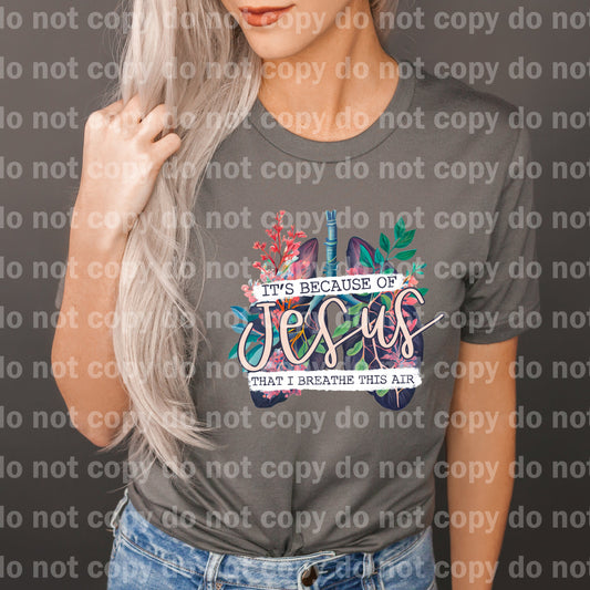 It's Because Of Jesus That I Breathe This Air Dream Print or Sublimation Print