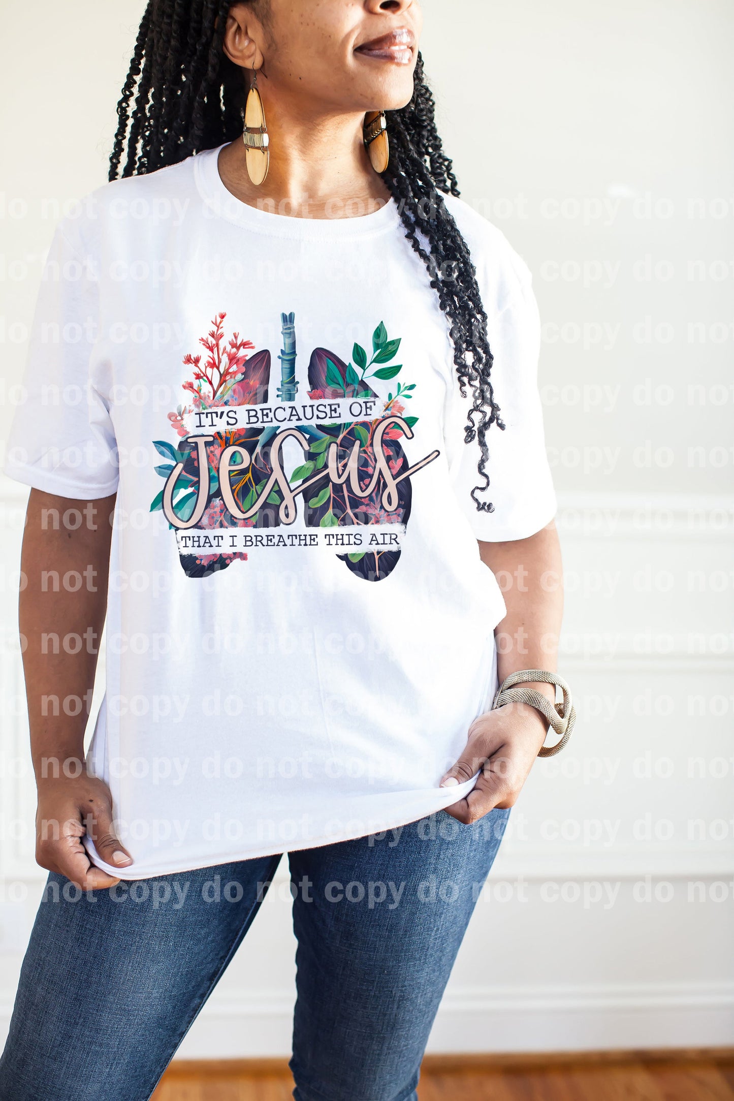 It's Because Of Jesus That I Breathe This Air Dream Print or Sublimation Print