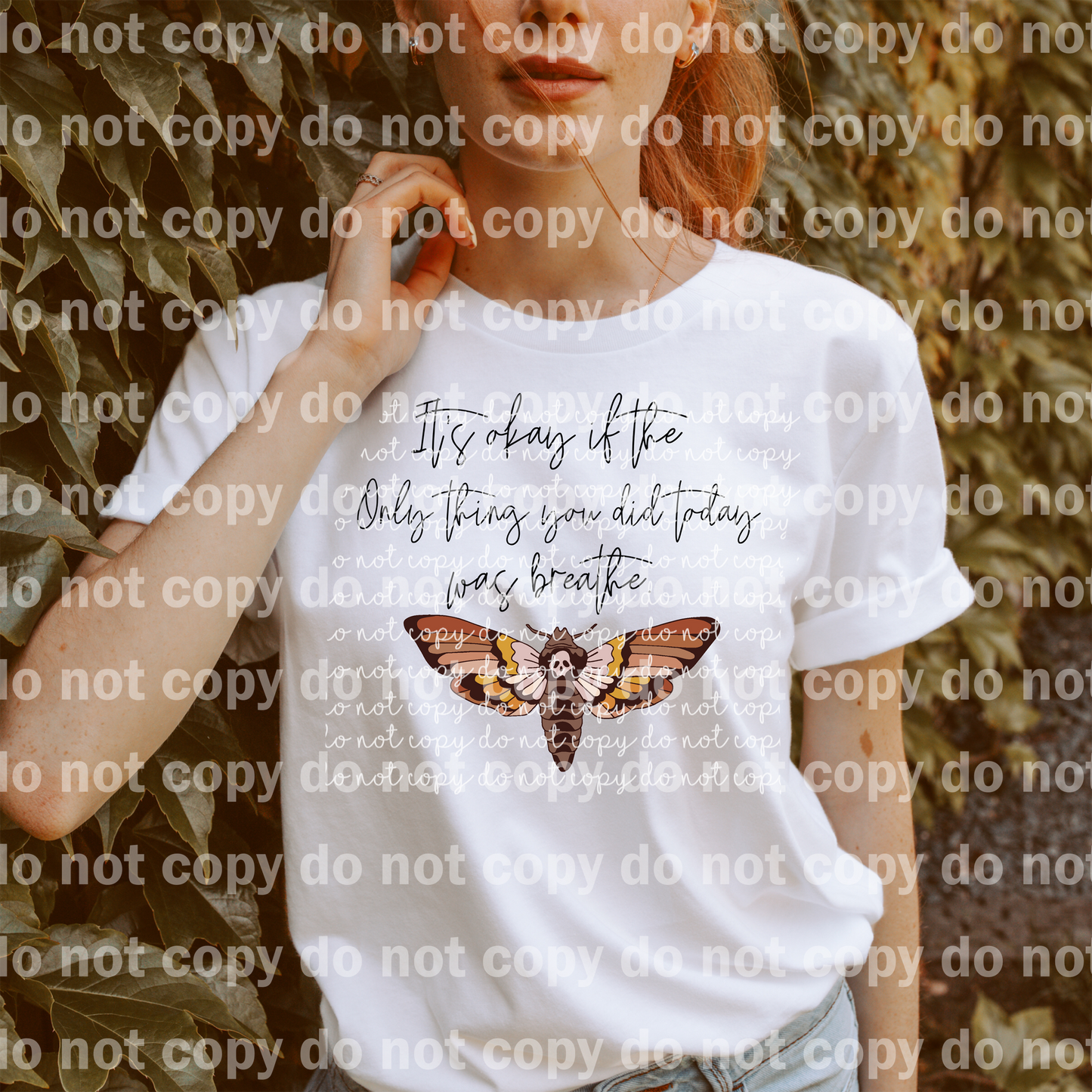 It's Okay If The Only Thing You Did Today Was Breathe Dream Print or Sublimation Print