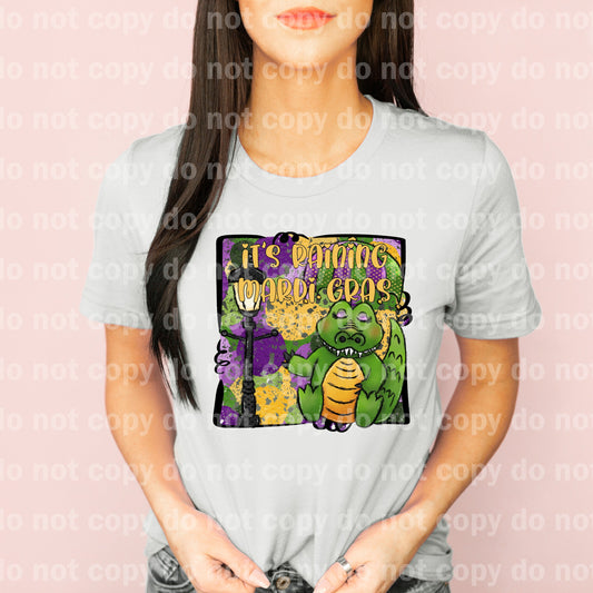 It's Raining Mardi Gras Dream Print or Sublimation Print