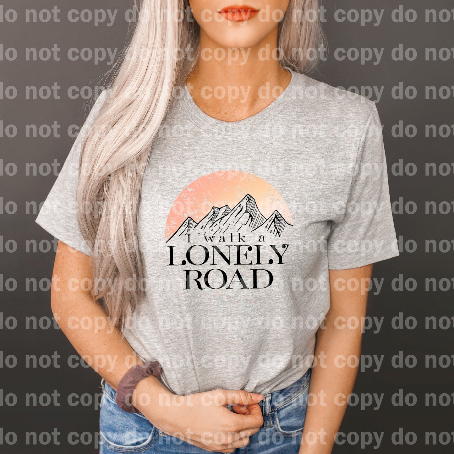 I Walk A Lonely Road Black/White Dream Print or Sublimation Print