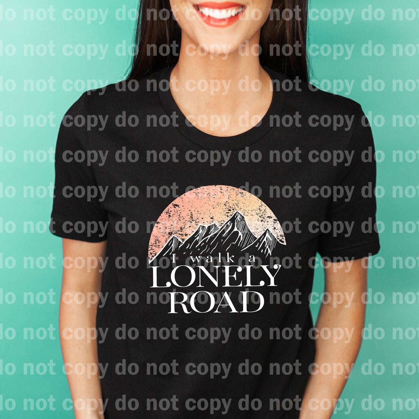 I Walk A Lonely Road Black/White Dream Print or Sublimation Print
