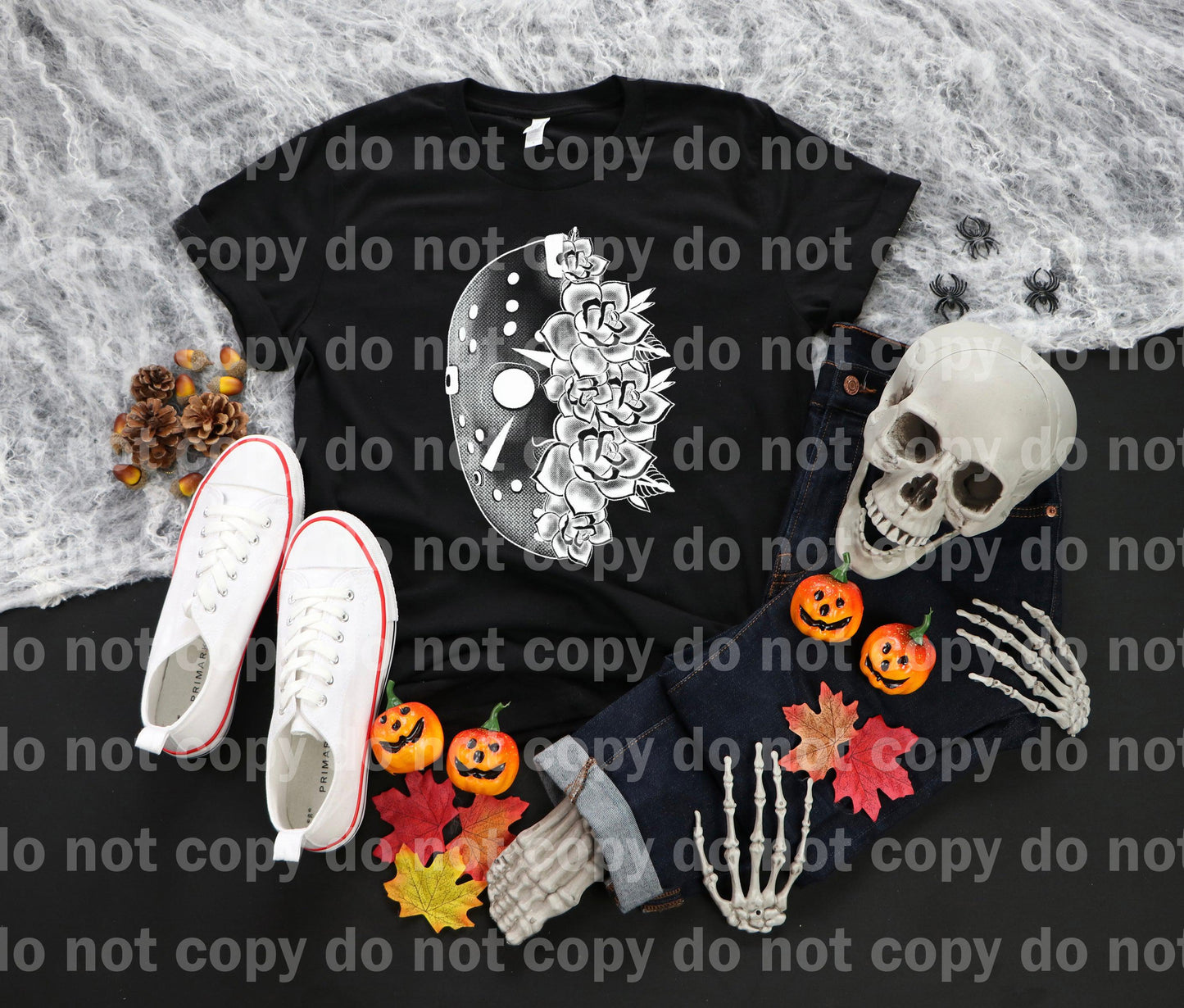 Jason Floral Mask Full Color/Black/White Dream Print or Sublimation Print