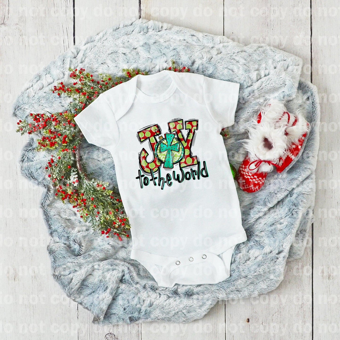 Joy To The World With Cross Dream Print or Sublimation Print
