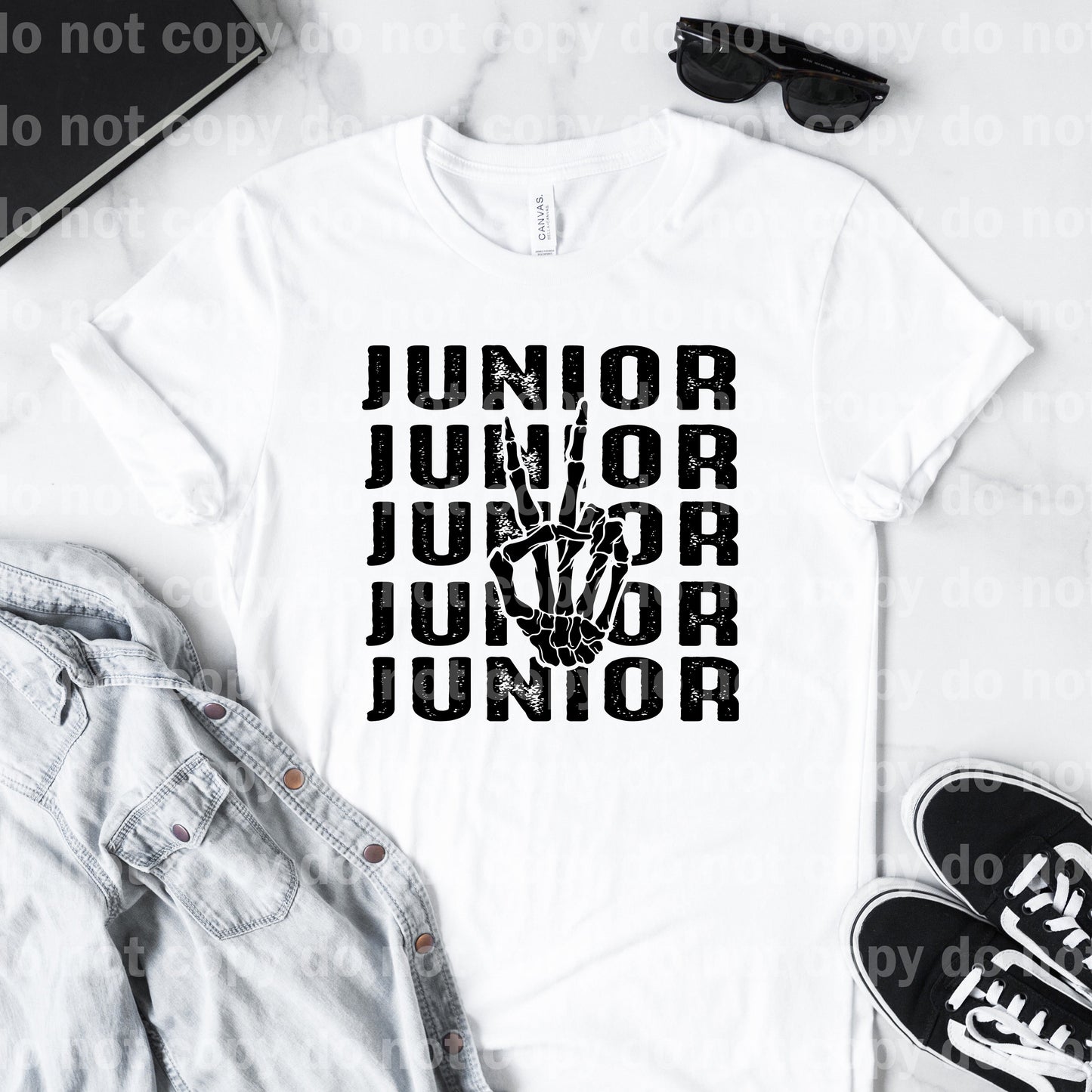 Junior Skellie Hand Full Color/One Color Dream Print or Sublimation Print