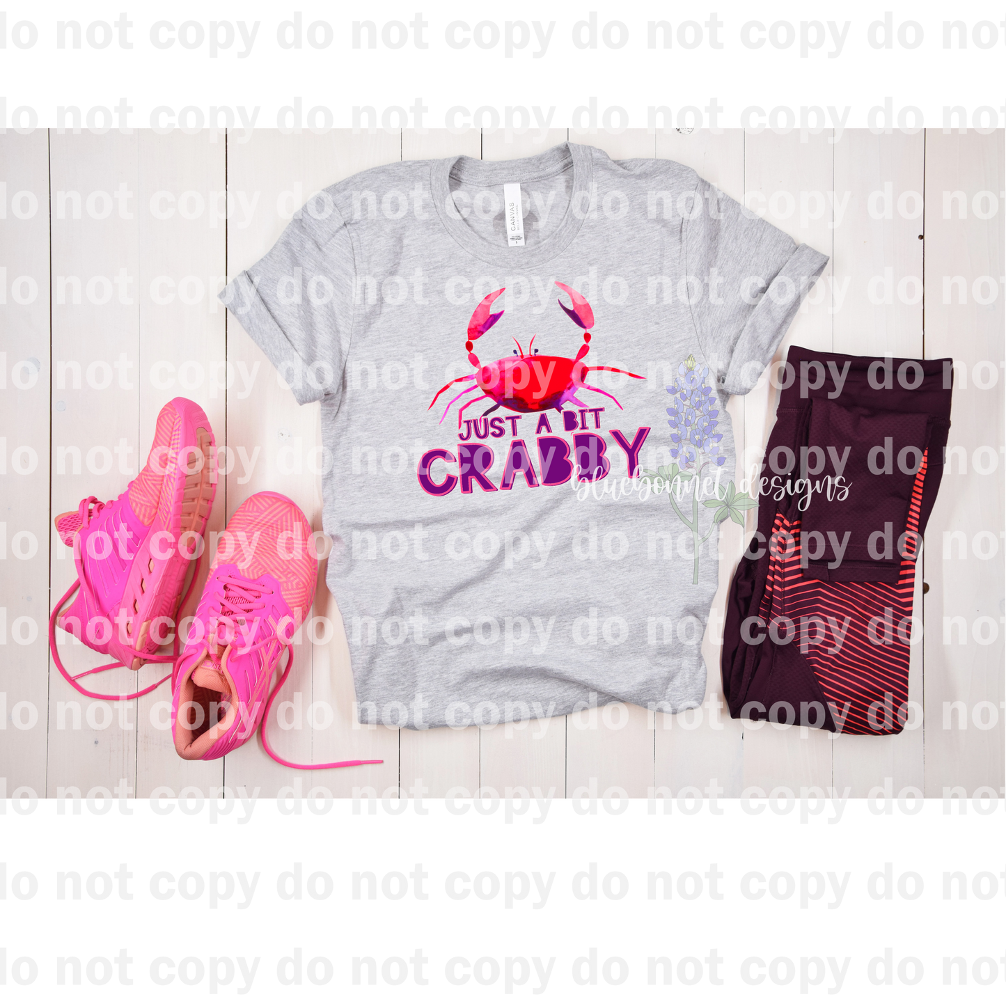 Just A Bit Crabby Purple Dream Print or Sublimation Print