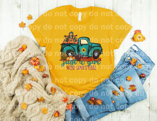 Just A Girl Who Loves Fall Dream Print or Sublimation Print