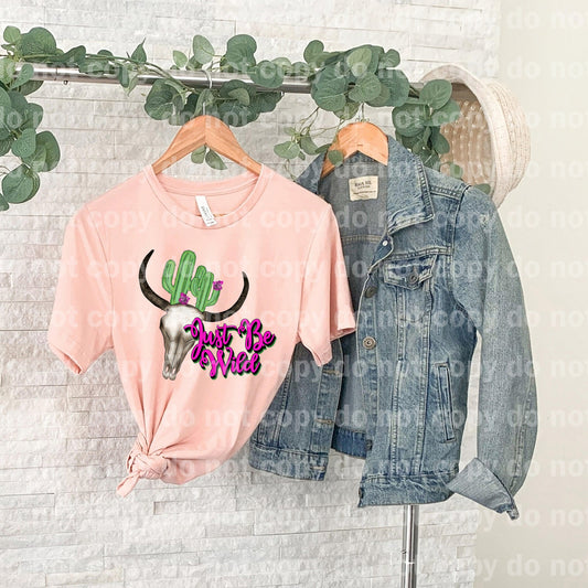 Just Be Wild Bull Skull Dream Print or Sublimation Print