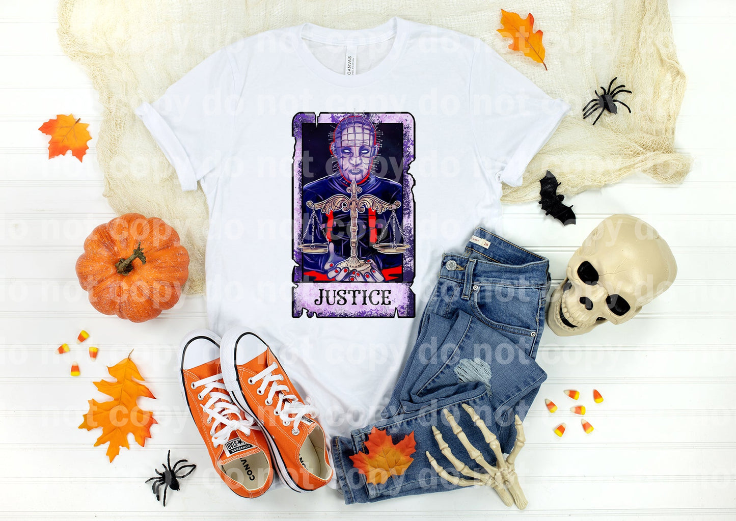 Justice Tarot Scales Horror Dream Print or Sublimation Print