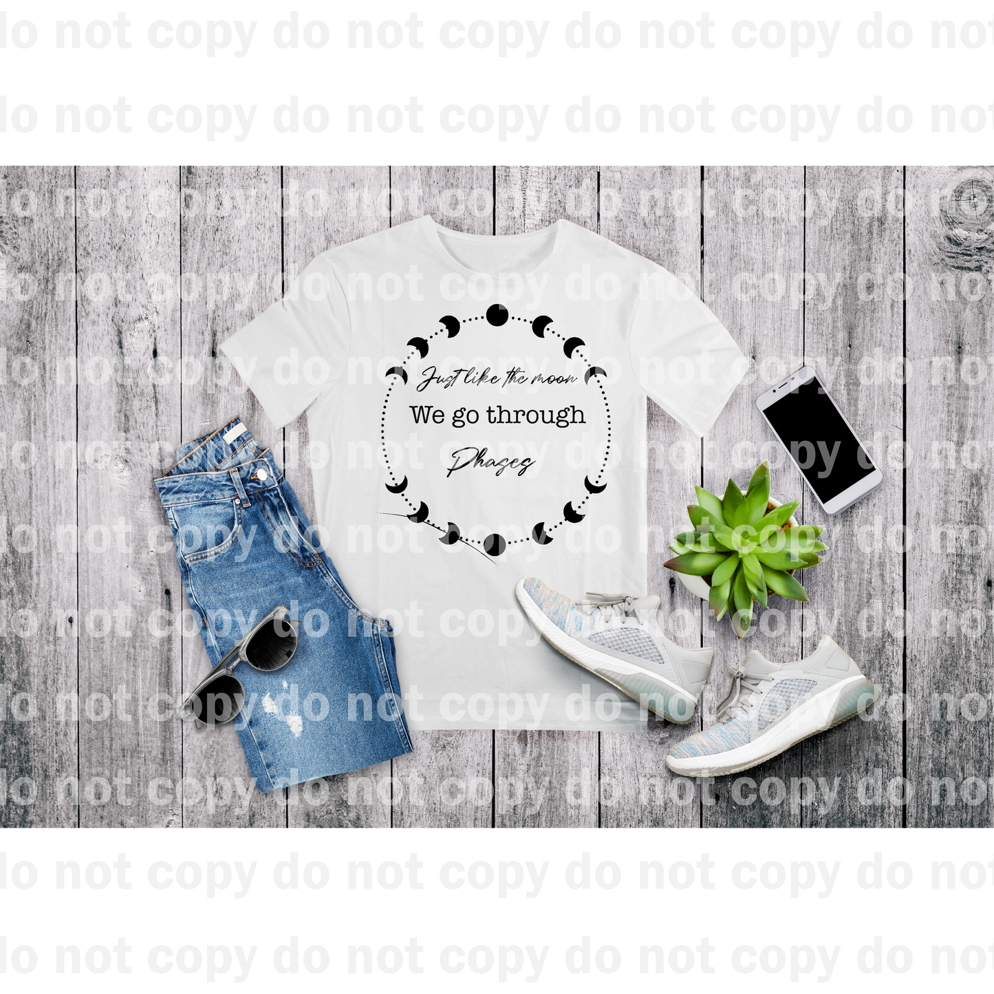 Just Like The Moon We Go Through Phases Dream Print or Sublimation Print
