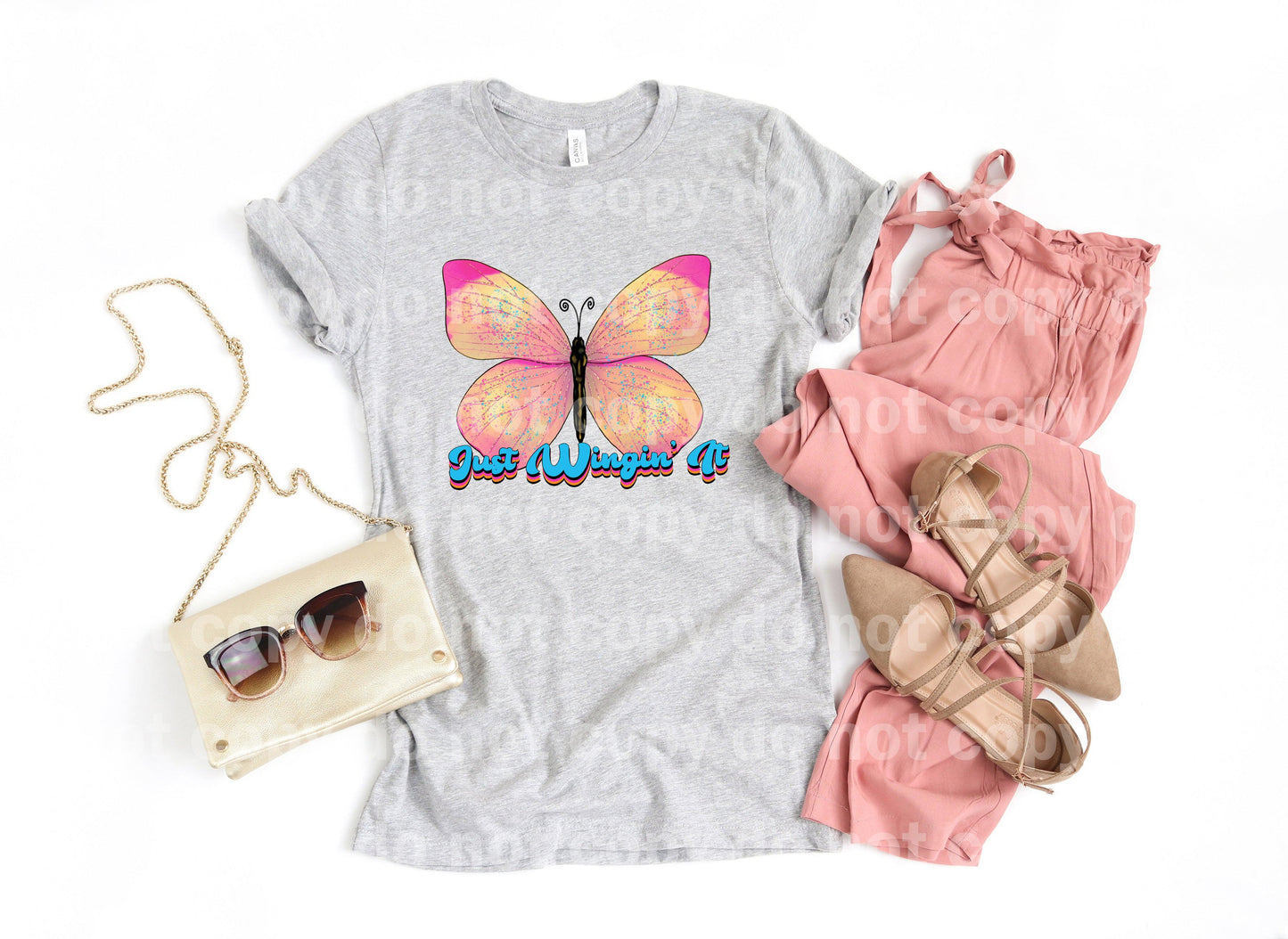 Just Wingin' It Butterfly Dream Print or Sublimation Print