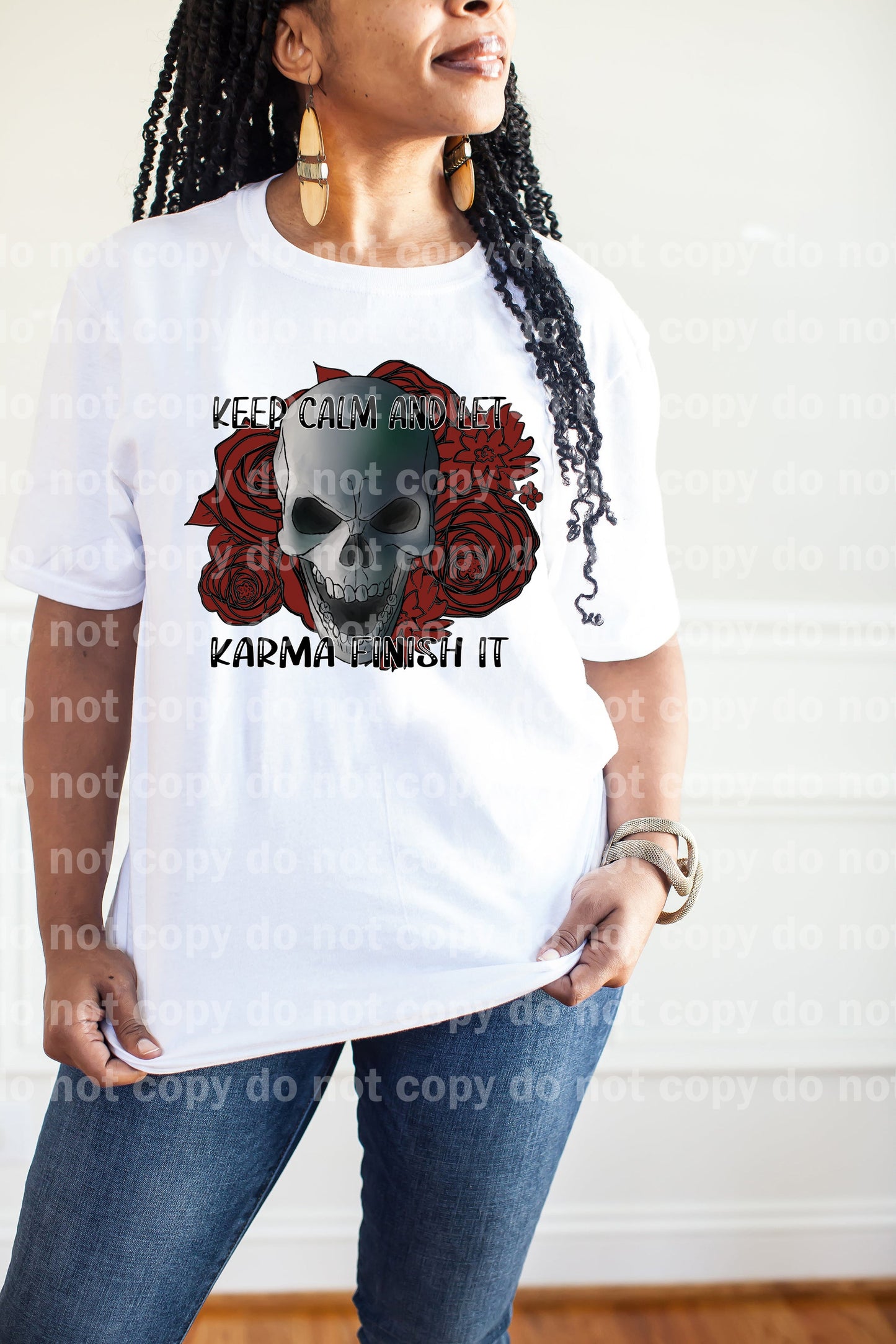 Keep Calm And Let Karma Finish Dream Print or Sublimation Print