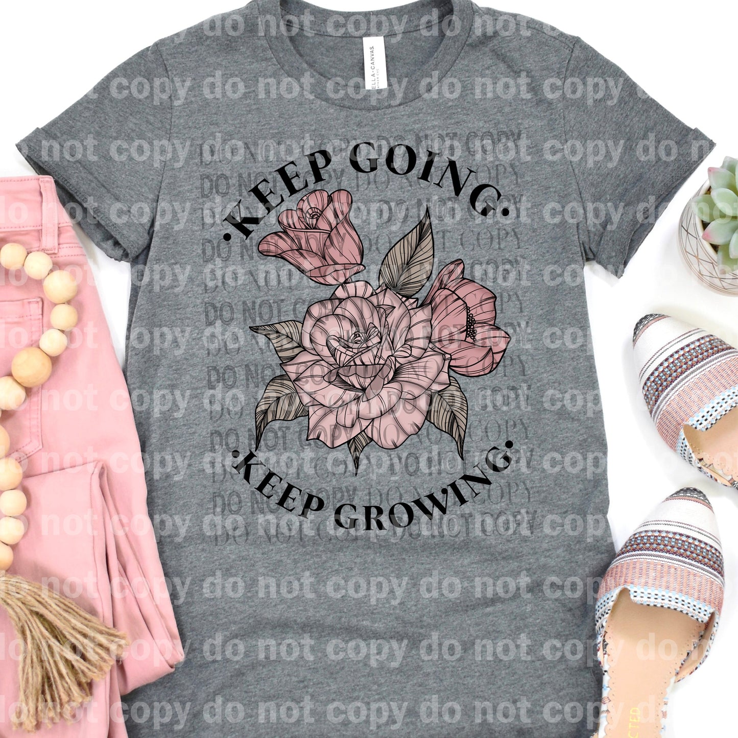 Keep Going Keep Growing Dream Print or Sublimation Print