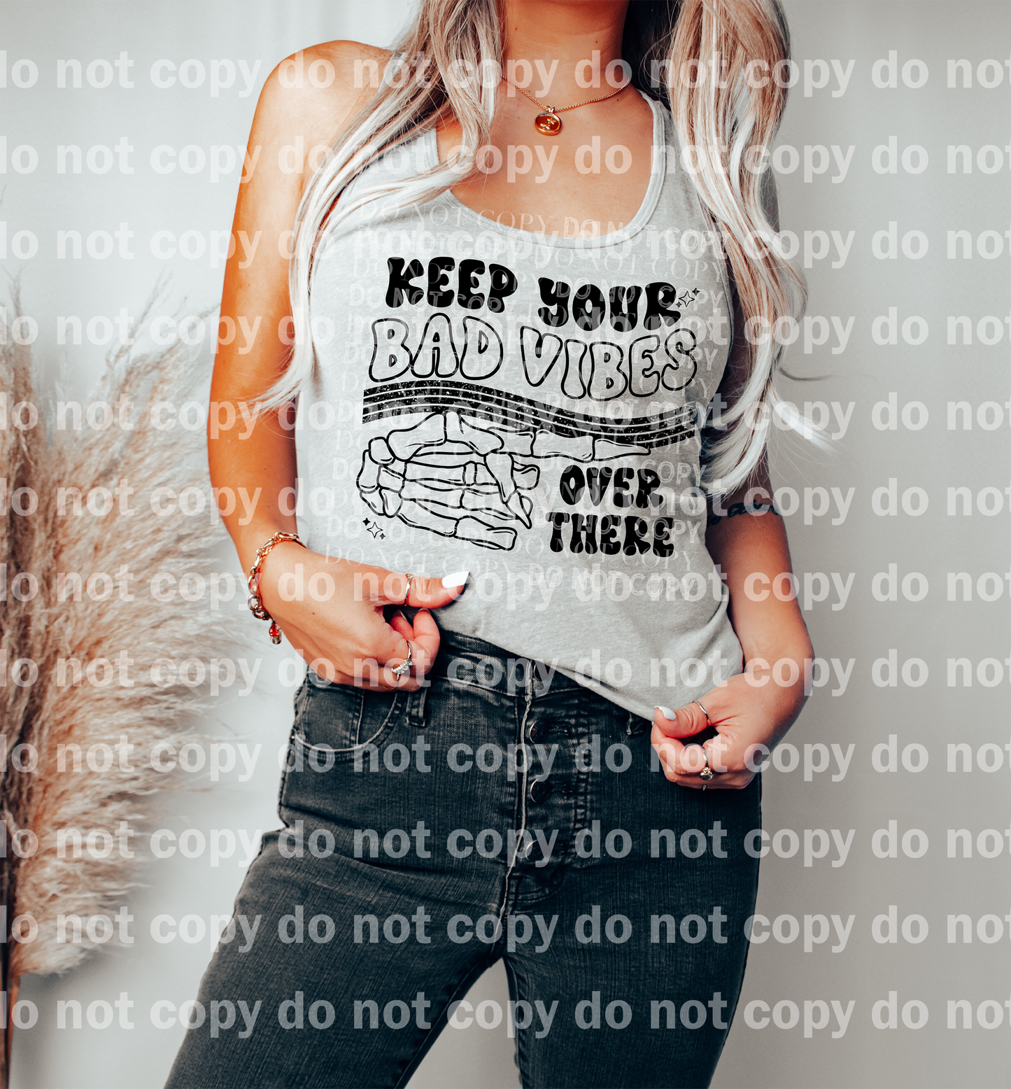 Keep Your Bad Vibes Over There Black/White/Colored Dream Print or Sublimation Print