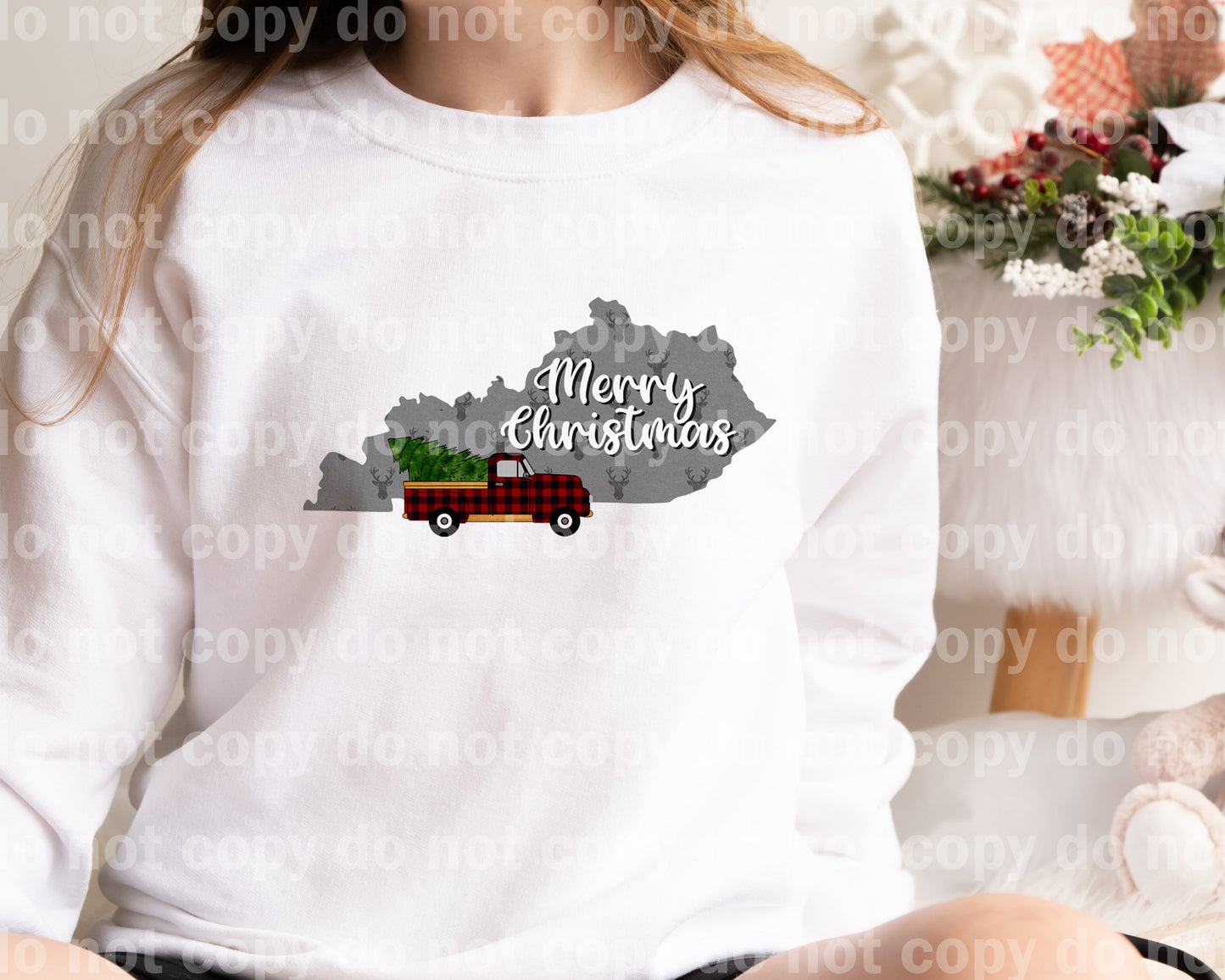 Merry Christmas Kentucky Dream Print or Sublimation Print