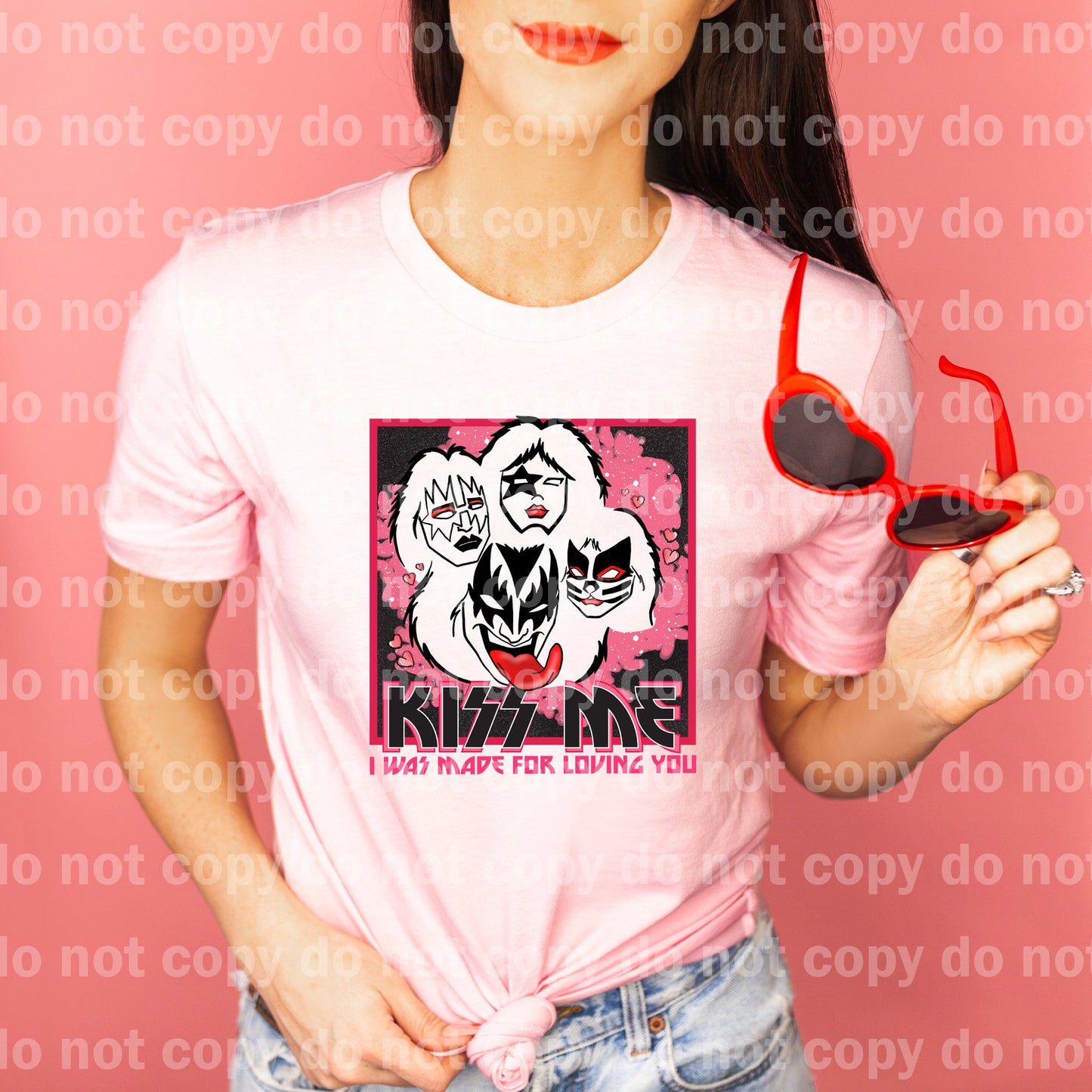 Kiss Me I Was Made For Loving You Dream Print or Sublimation Print