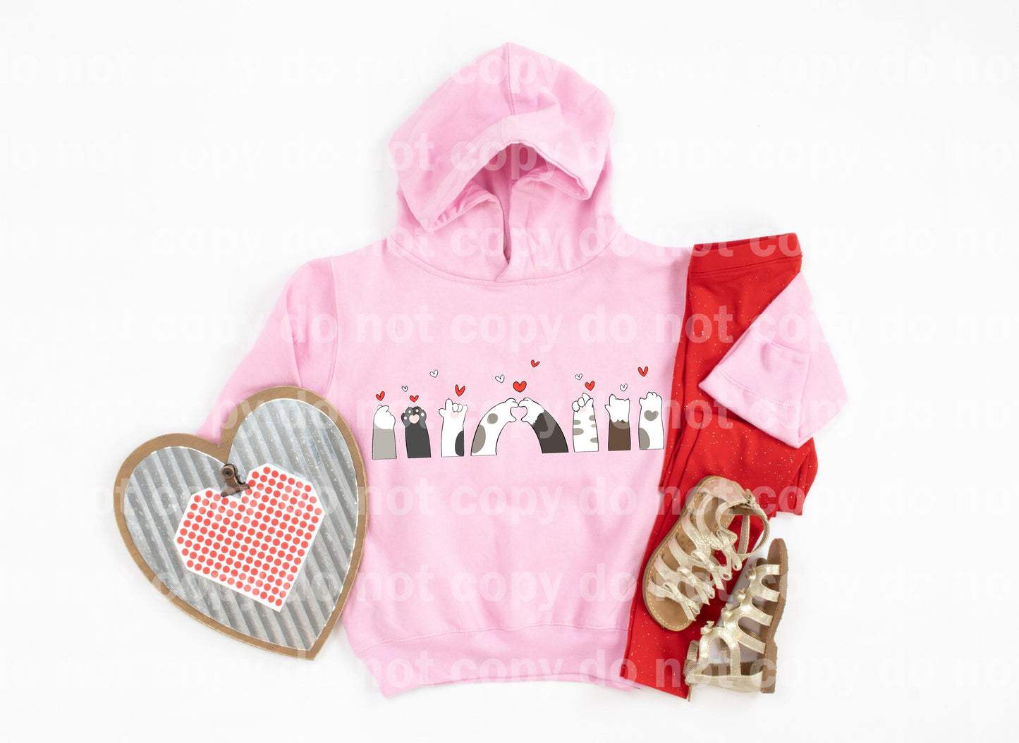 Kitten Hearts Dream Print or Sublimation Print