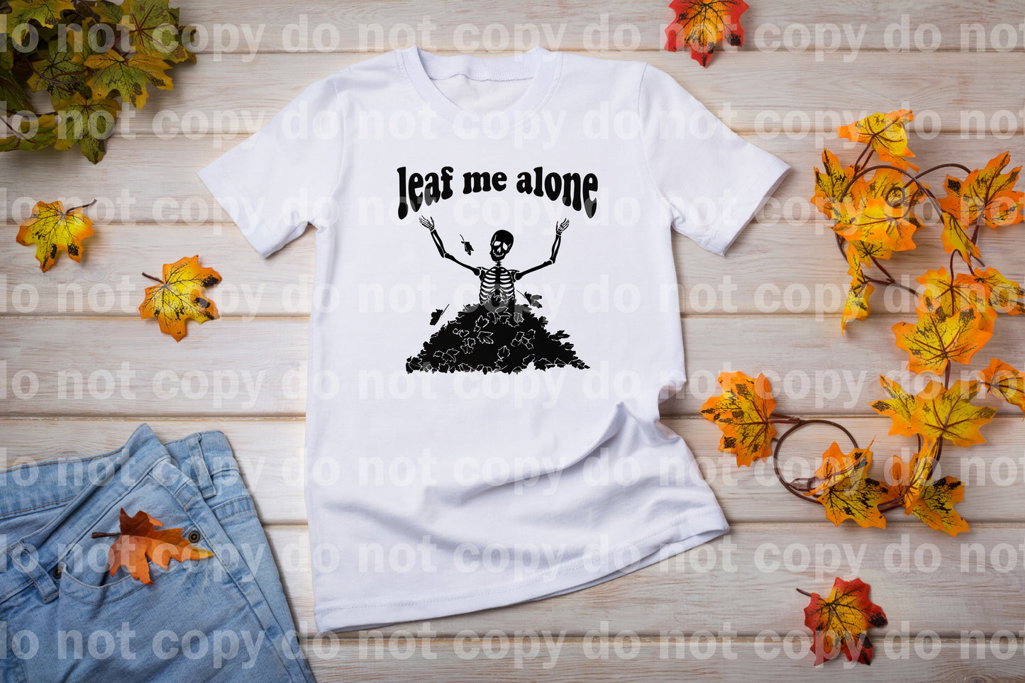 Leaf Me Alone Full Color/One Color Dream Print or Sublimation Print