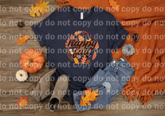 Happy Fall Typography Dream Print or Sublimation Print
