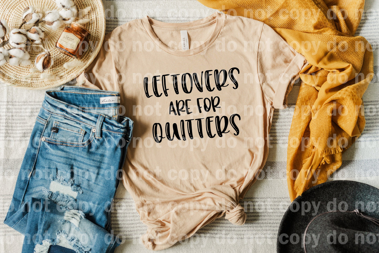 Leftovers Are For Quitters Black/White Dream Print or Sublimation Print