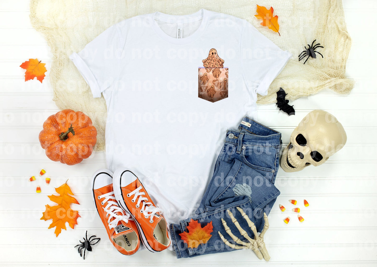 Leopard Ghost Pocket Dream Print or Sublimation Print