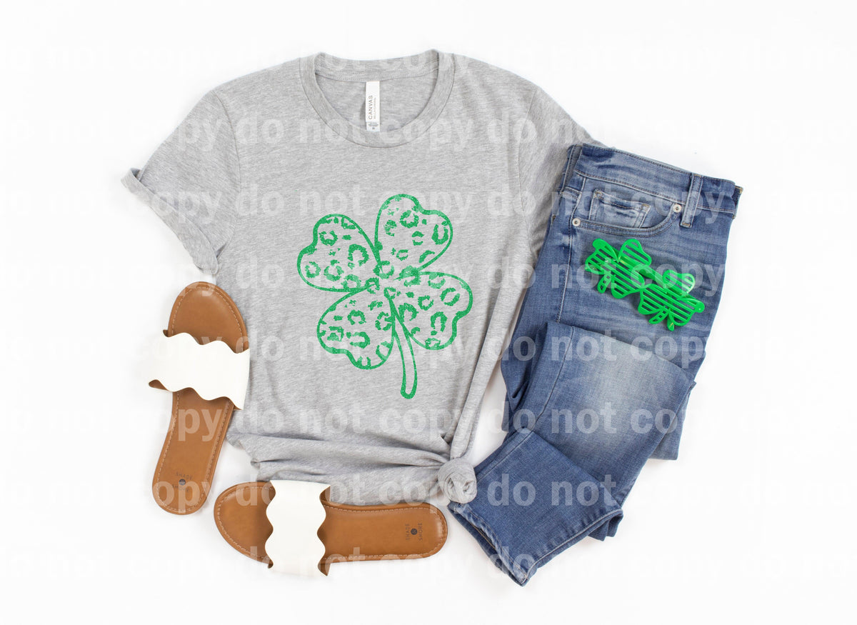 Leopard Shamrock Dream Print or Sublimation Print