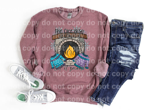 The Fire Is So Delightful Let It Snow Dream Print or Sublimation Print