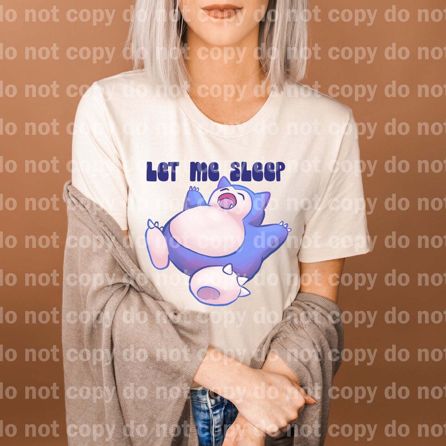Let Me Sleep Pocket Monster Dream Print or Sublimation Print