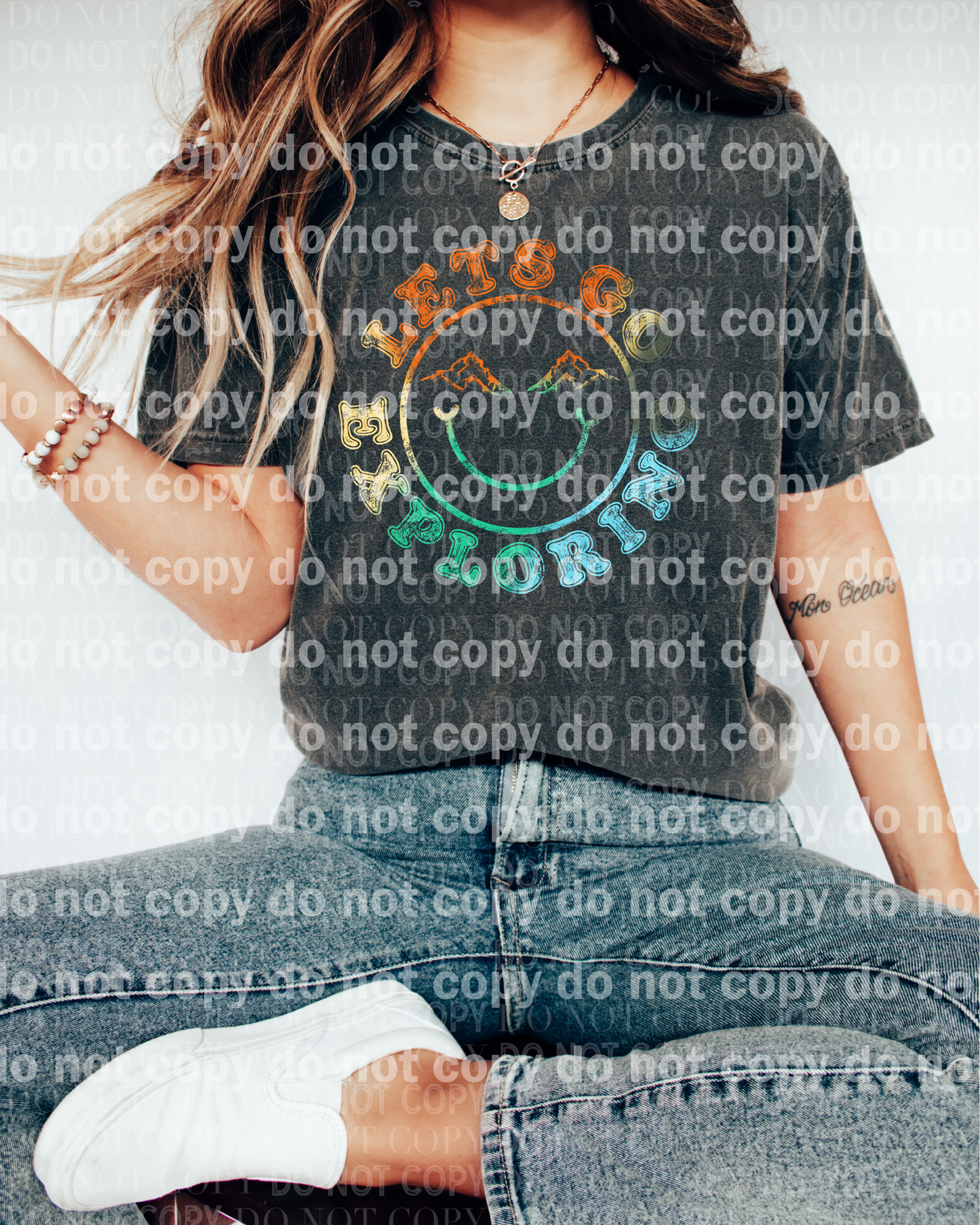 Let's Go Exploring Full Color/One Color Dream Print or Sublimation Print