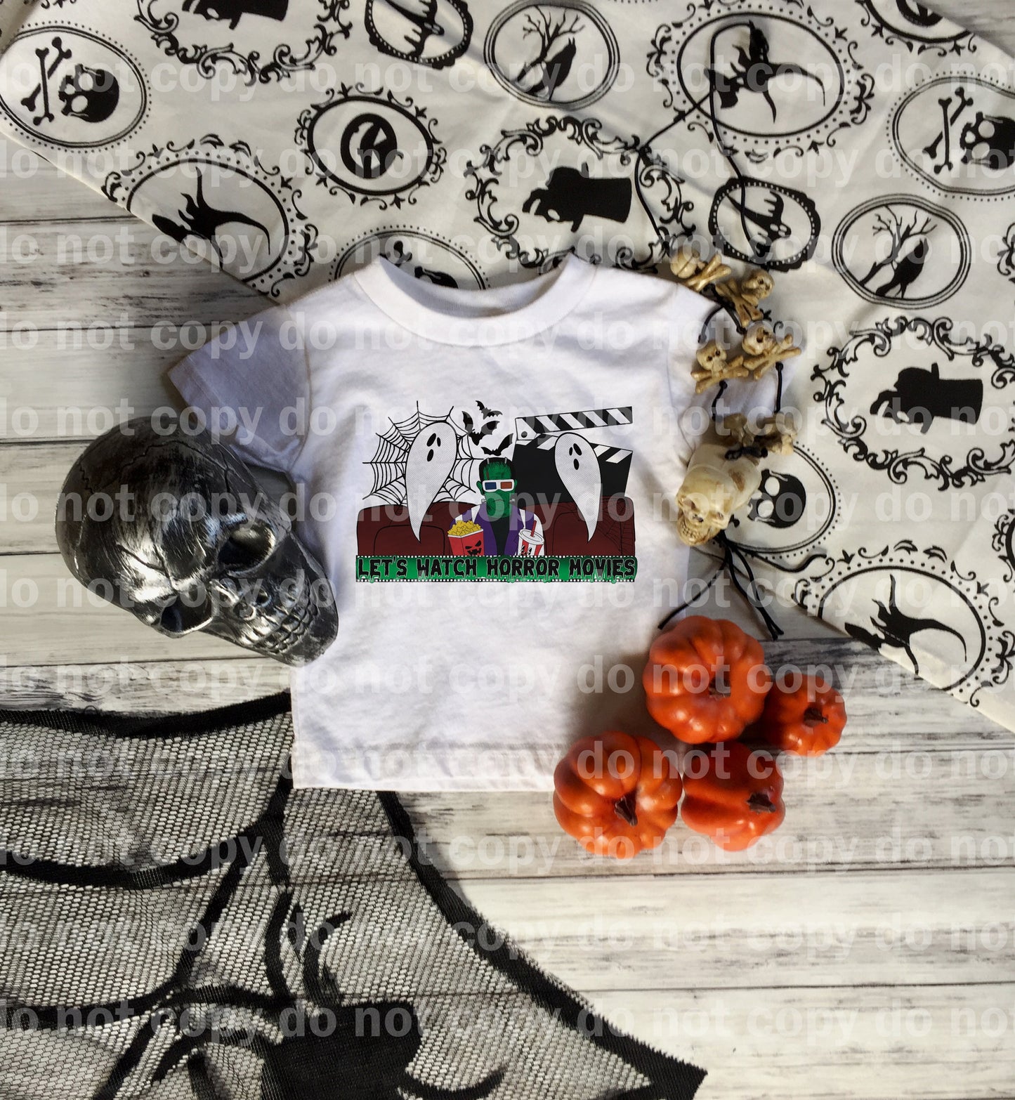 Let's Watch Horror Movies Dream Print or Sublimation Print