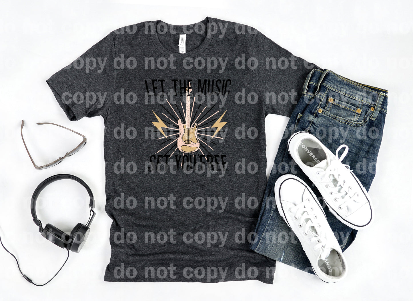 Let The Music Set You Free Dream Print or Sublimation Print