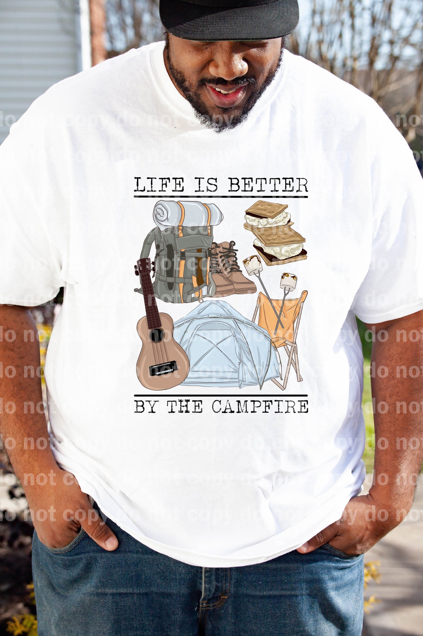 Life Is Better By The Campfire Dream Print or Sublimation Print