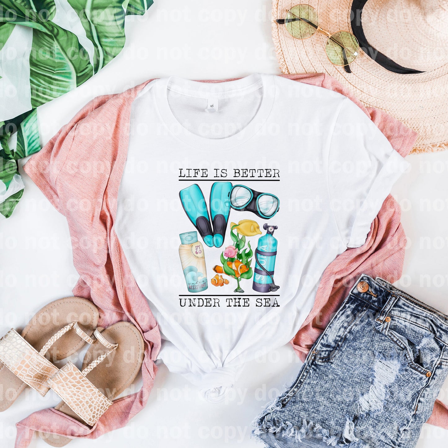 Life Is Better Under The Sea Blue Dream Print or Sublimation Print