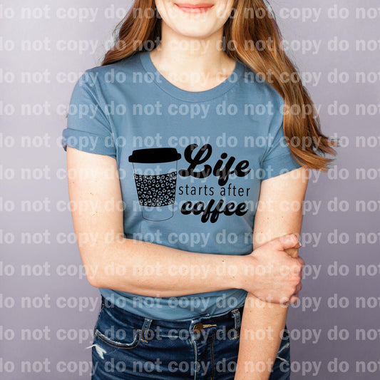 Life Starts After Coffee Dream Print or Sublimation Print